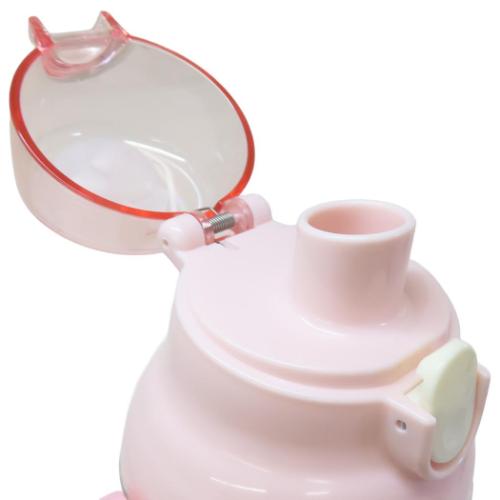 すみっコぐらし 水筒 食洗器対応直飲プラ製ワンタッチクリアボトル 480ml しろくまのふるさと サンエックス キャラクター グッズ