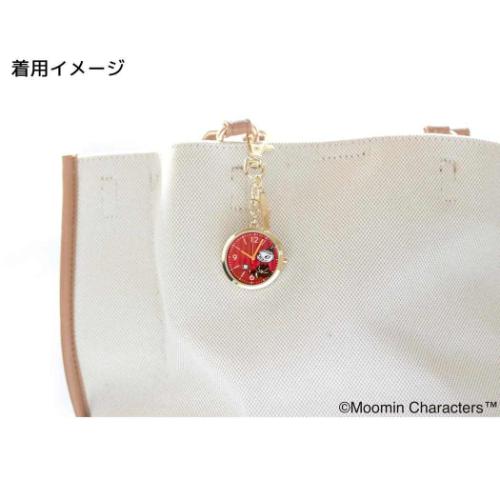 ムーミン キーホルダー時計 チャーム付きKCJ RE 北欧 キャラクター グッズ メール便可