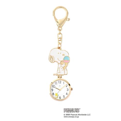 スヌーピー キーホルダー時計 エポKCウォッチS ICE ピーナッツ キャラクター グッズ メール便可