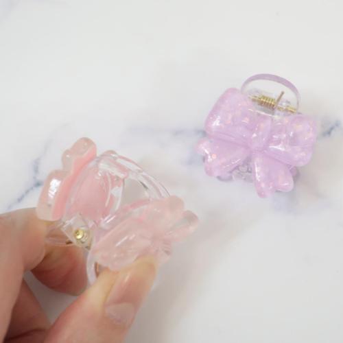 ヘアアクセサリー ミニヘアクリップ リボン かわいい グッズ