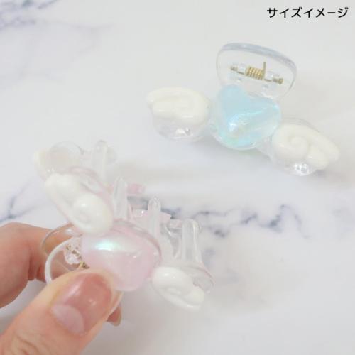 ヘアアクセサリー ヘアクリップ 羽ハート かわいい グッズ