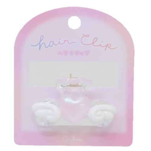 ヘアアクセサリー ヘアクリップ 羽ハート かわいい グッズ
