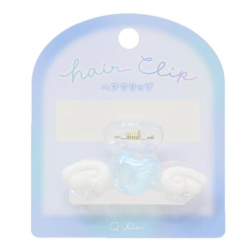 ヘアアクセサリー ヘアクリップ 羽ハート かわいい グッズ