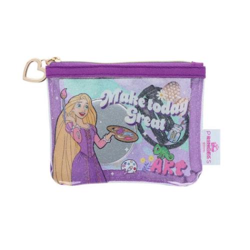 塔の上のラプンツェル クリアミニポーチ ラメミニポーチ ラプンツェル ディズニープリンセス キャラクター グッズ メール便可
