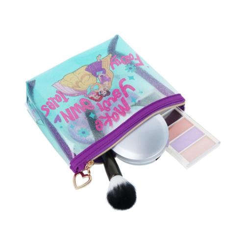 ディズニープリンセス ミニポーチ ラメクリアポーチ 集合 ディズニー キャラクター グッズ