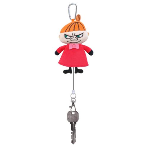 ムーミン キーケース カーリールキーケース リトルミイ 北欧 キャラクター グッズ メール便可