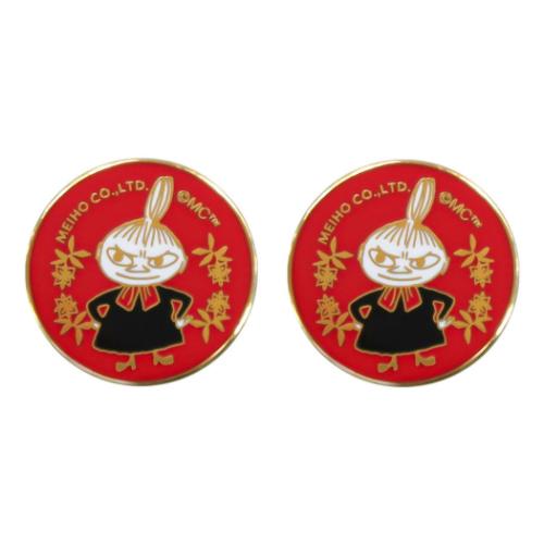 ムーミン カー用品 ナンバーボルトキャップ リトルミイ 北欧 キャラクター グッズ メール便可