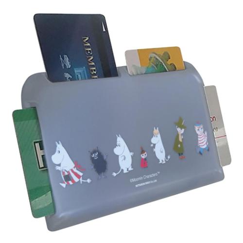 ムーミン 車内インテリア マルチカードポケット 北欧 キャラクター グッズ メール便可