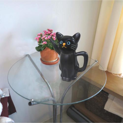生活雑貨 ねこのじょうろ クロ ねこ かわいい グッズ