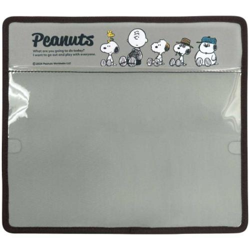 スヌーピー リアシートポケット タブレットポケット ピーナッツ キャラクター グッズ