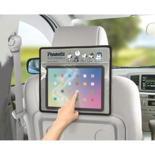 スヌーピー リアシートポケット タブレットポケット ピーナッツ キャラクター グッズ