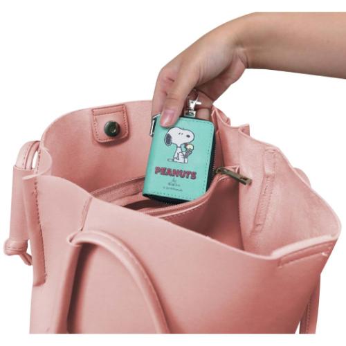 スヌーピー キーケース スマートキーケース ブルー ピーナッツ キャラクター グッズ メール便可
