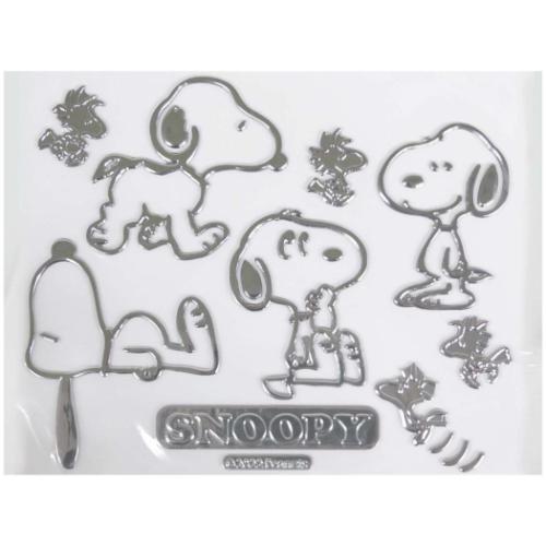 スヌーピー ビッグステッカー エンブレムステッカーラージ H ピーナッツ キャラクター グッズ メール便可