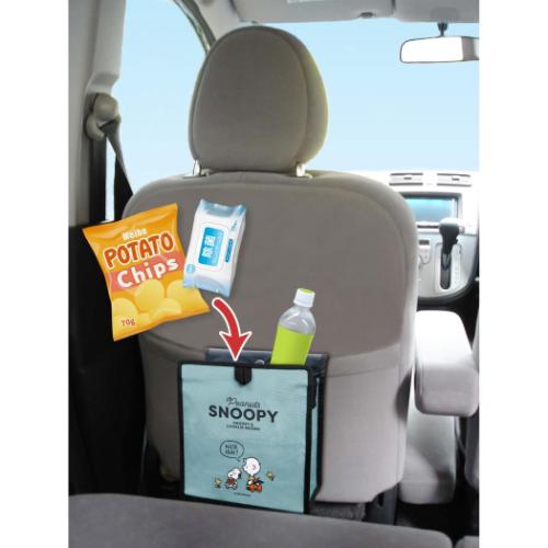 スヌーピー カー用品 スマートポケット ピーナッツ キャラクター グッズ