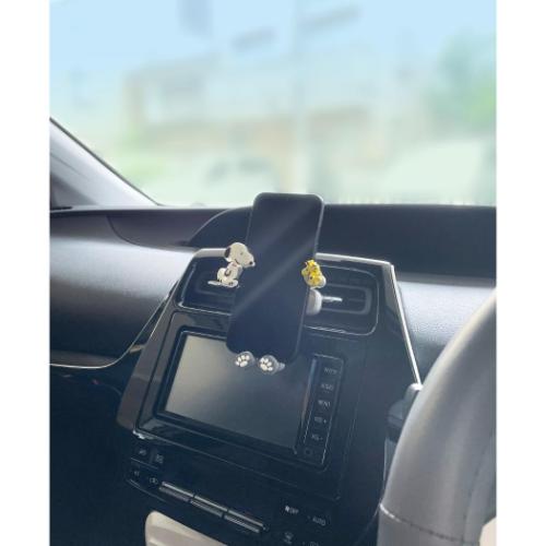 スヌーピー 車内インテリア スマホホルダー ピーナッツ キャラクター グッズ
