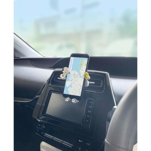 スヌーピー 車内インテリア スマホホルダー ピーナッツ キャラクター グッズ