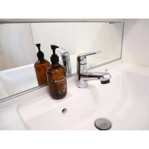 スヌーピー 詰め替えボトル ソープディスペンサー ブラウン ピーナッツ キャラクター グッズ