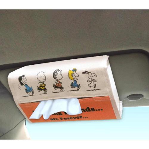 スヌーピー ティッシュカバー バイザーティッシュケース スヌーピー&フレンズ ピーナッツ キャラクター グッズ メール便可