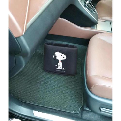 スヌーピー ゴミ箱 ダストボックス ブラック ピーナッツ キャラクター グッズ