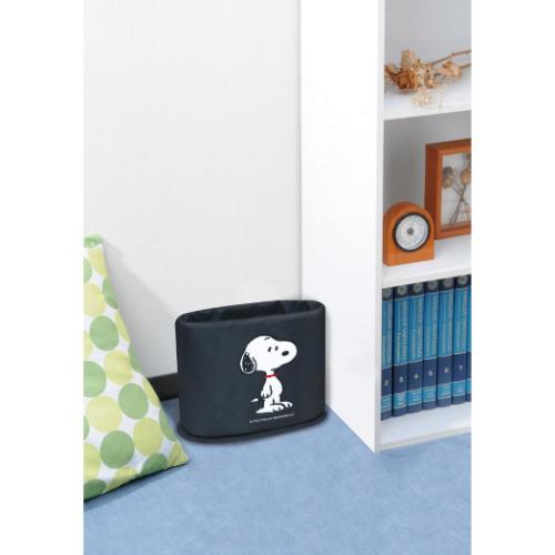 スヌーピー ゴミ箱 ダストボックス ブラック ピーナッツ キャラクター グッズ