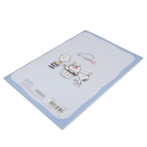 スヌーピー 連絡ノート A5連絡ノート dessert time ピーナッツ キャラクター グッズ メール便可