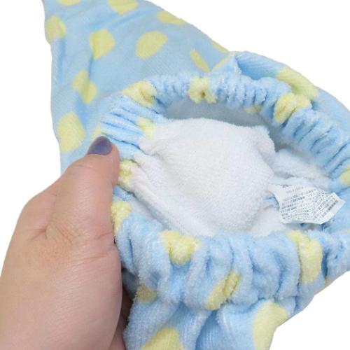 サンハート キャップタオル マイクロキャップタオル 大きめ水玉 お風呂上り 海プール用品 グッズ メール便可