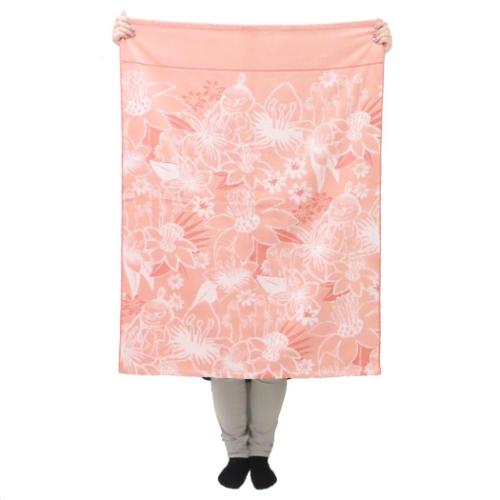 ムーミン キッズタオルケット お昼寝ケット ネイチャーレッド 北欧 キャラクター グッズ