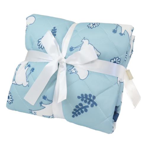 ムーミン 寝具 ひんやり敷きパッド クールフラワーブルー 北欧 キャラクター グッズ