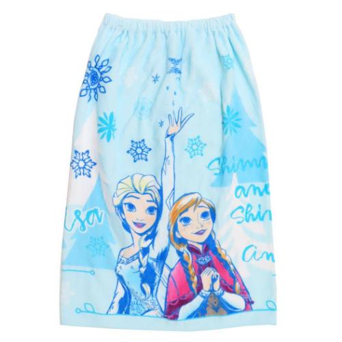 アナと雪の女王 ラップタオル 80丈マキタオル 80cm丈巻き巻きタオル フレッシュフリーズ ディズニー キャラクター グッズ