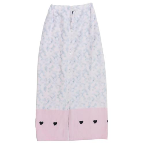 ミニーマウス ラップタオル 100丈マキタオル 100cm丈巻き巻きタオル マーブルピンクスタイル ディズニー キャラクター グッズ