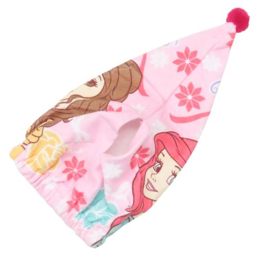 ディズニープリンセス キャップタオル マイクロキャップタオル ビューティフルフラワー ディズニー キャラクター グッズ メール便可