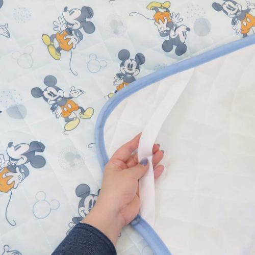 ミッキーマウス 寝具 ひんやり敷きパッド ファンファンスマイル ディズニー キャラクター グッズ