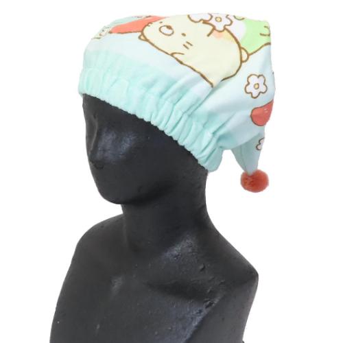 すみっコぐらし キャップタオル マイクロキャップタオル ストロベリーハッピー サンエックス キャラクター グッズ メール便可