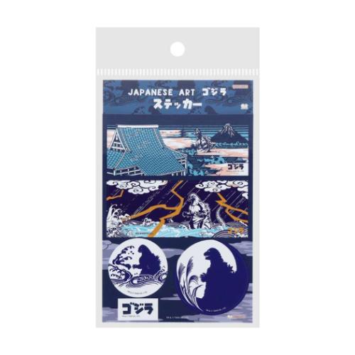 JAPANESE ART ゴジラ ビッグシール ステッカー ゴジラ キャラクター グッズ メール便可
