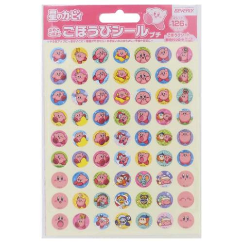 星のカービィ シールシート ごほうびシール プチ 126枚入り キャラクター グッズ メール便可