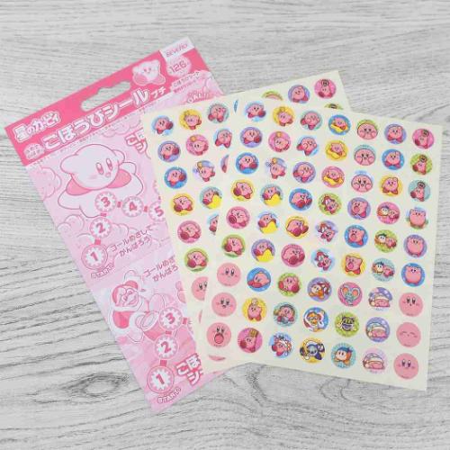 星のカービィ シールシート ごほうびシール プチ 126枚入り キャラクター グッズ メール便可