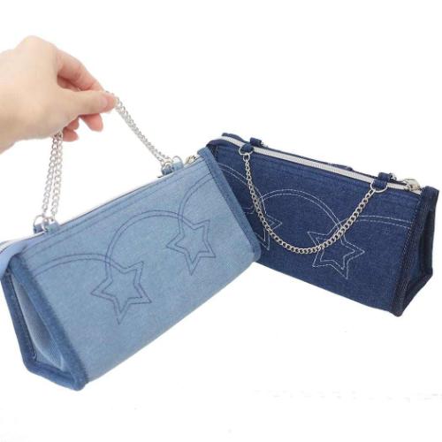 ペンケース ファンシーデニムペンポーチ かわいい グッズ