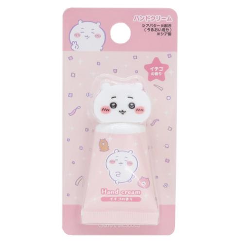 ちいかわ コスメ雑貨 マスコット付きハンドクリーム イチゴの香り キャラクター グッズ メール便可