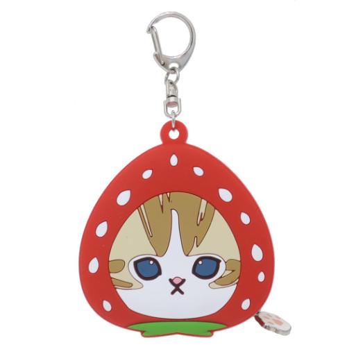 モフサンド ミニポーチ ミニシリコンポーチ いちごにゃん mofusand キャラクター グッズ