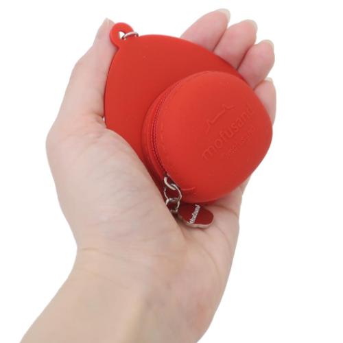 モフサンド ミニポーチ ミニシリコンポーチ いちごにゃん mofusand キャラクター グッズ