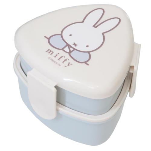 ミッフィー お弁当箱 抗菌三角おにぎりランチボックス2段 ミッフィー ディックブルーナ 絵本キャラクター グッズ