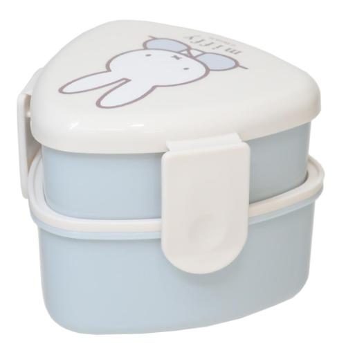 ミッフィー お弁当箱 抗菌三角おにぎりランチボックス2段 ミッフィー ディックブルーナ 絵本キャラクター グッズ