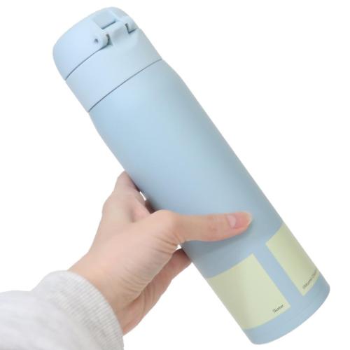 ムーミン 保温保冷水筒 ステンレスワンタッチボトル 480ml ムーミン ライトカラー 北欧 キャラクター グッズ