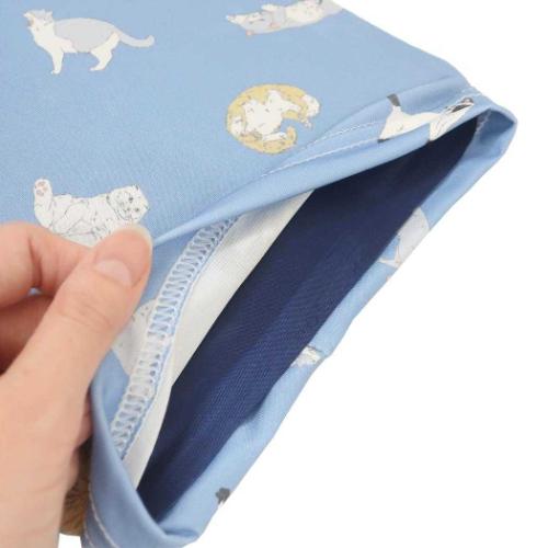 キャットフィーリング 枕 ひんやりジェル枕 ブルー 寝具 グッズ メール便可