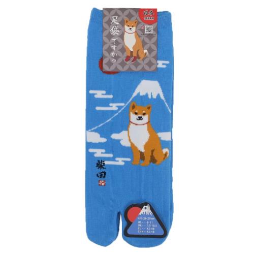 柴田さん 男性用靴下 足袋ソックス M にほんのしばたさん キャラクター グッズ メール便可