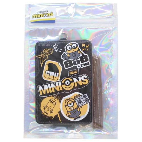 怪盗グルー ミニオンズ 定期入れ ICカードケース ステッカー ユニバーサル映画 映画キャラクター グッズ メール便可