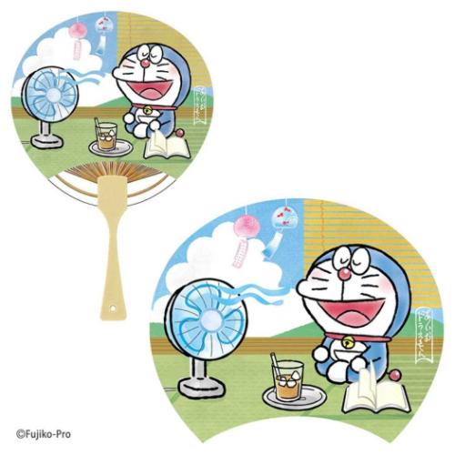 アイムドラえもん グリーティングカード シヨチユウJSP 83-5 サマー ドラえもん扇風機うちわ アニメキャラクター グッズ メール便可