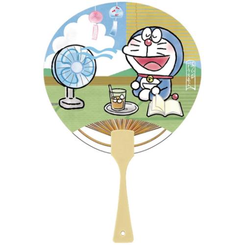 アイムドラえもん グリーティングカード シヨチユウJSP 83-5 サマー ドラえもん扇風機うちわ アニメキャラクター グッズ メール便可