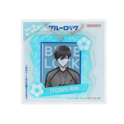 ブルーロック キーチェーン フレームキーホルダー 糸師 凛 少年マガジン アニメキャラクター グッズ メール便可