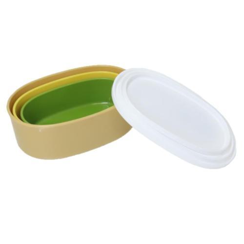 となりのトトロ お弁当箱 抗菌シール容器3Ｐセット ネコバス スタジオジブリ キャラクター グッズ